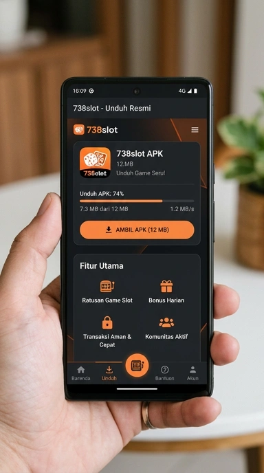 Tampilan halaman APK 738slot