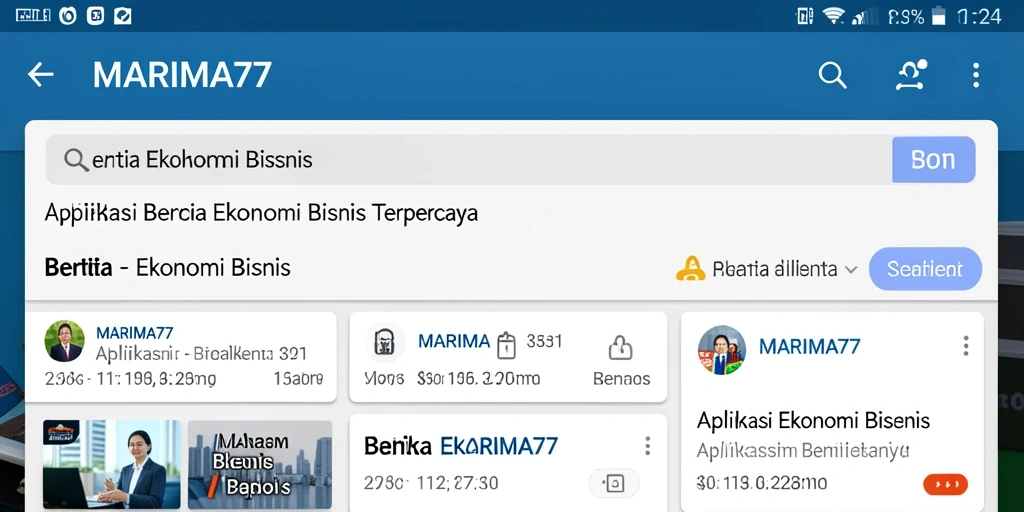 Tampilan antarmuka utama MARIMA77 yang informatif dan mudah digunakan.
